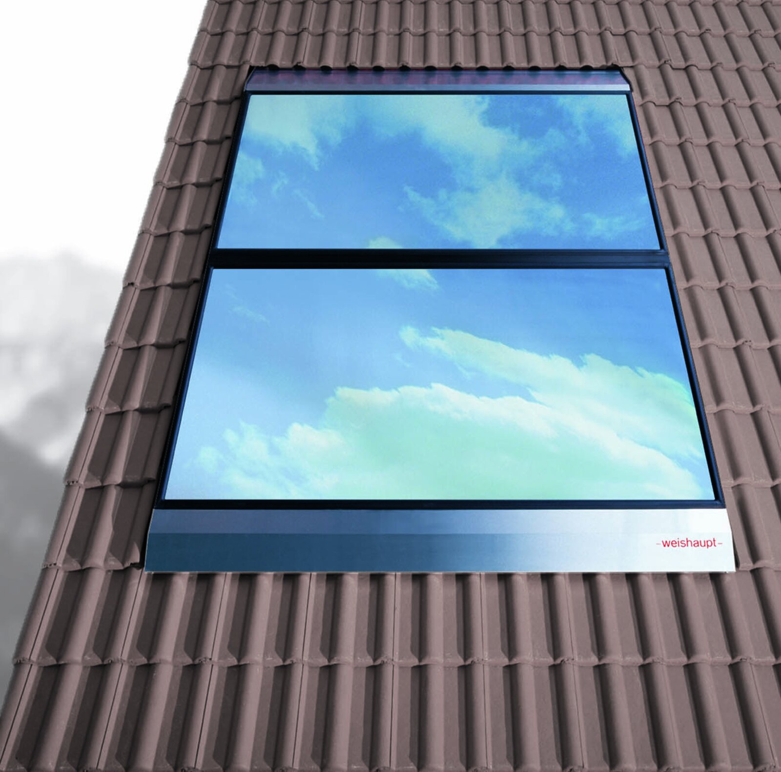 Solarpanels auf dem Hausdach